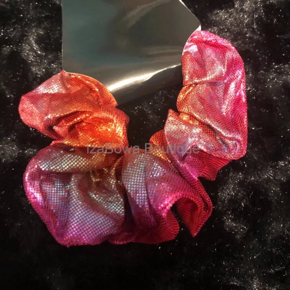 Bundle (6) Satin & Velvet Scrunchie   ISC8130- KIDS  Handmade NWT Boutique